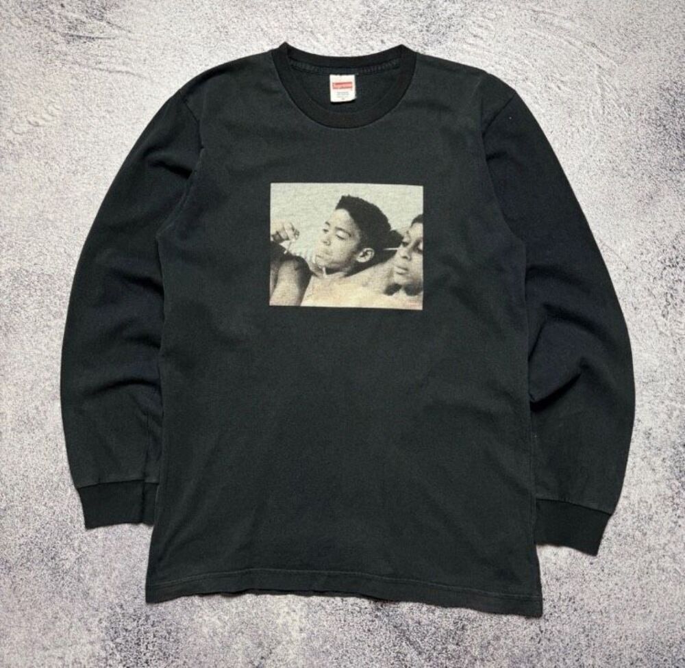 Supreme x larry clark KIDS Supreme Long Sleeve Sz M Jesus Christ KID Skate